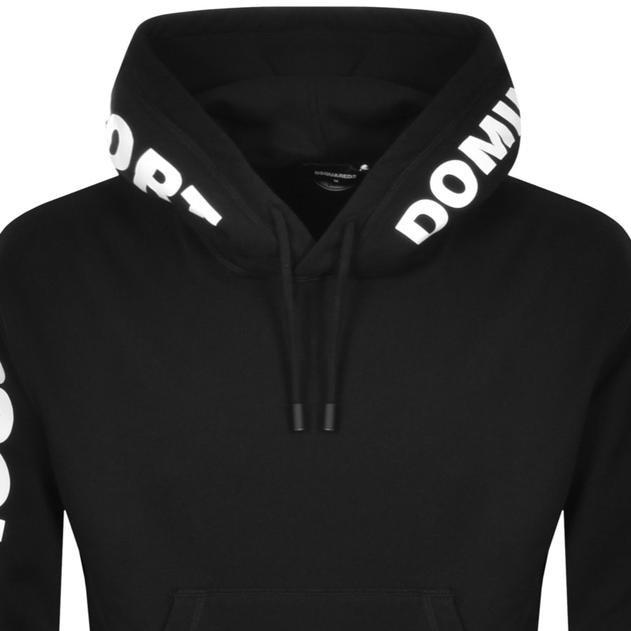 Alternative Image for ProductDSQUARED2 Logo Pullover Hoodie Black2