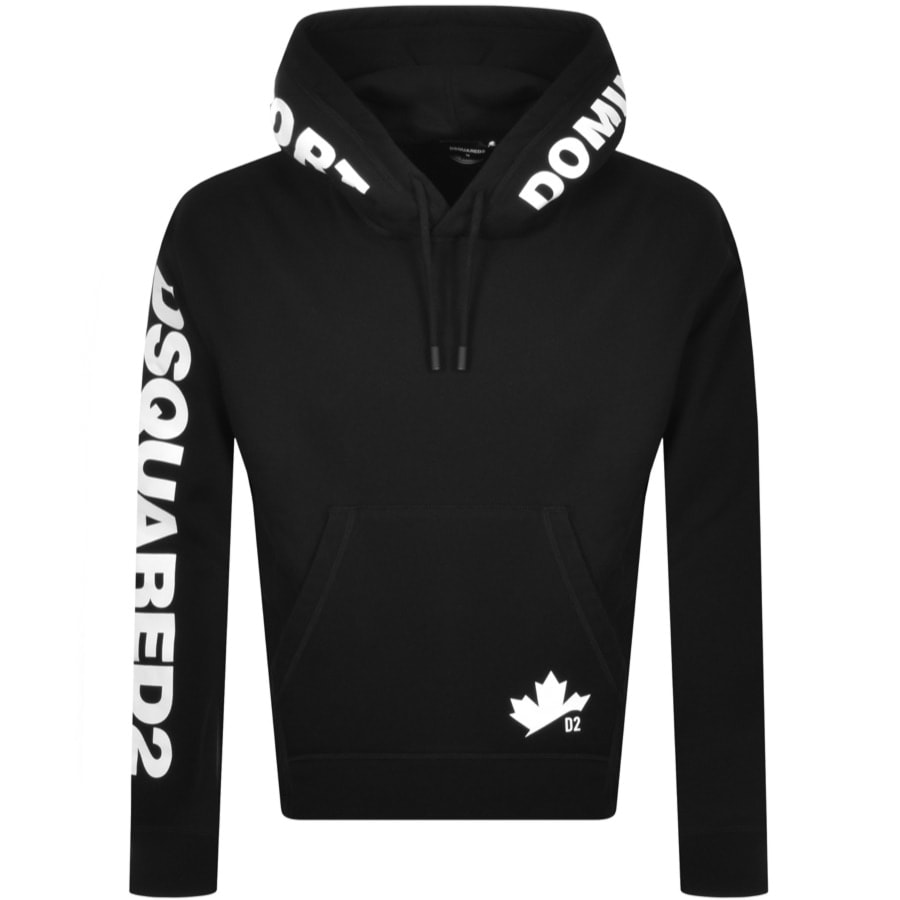 Alternative Image for ProductDSQUARED2 Logo Pullover Hoodie Black1