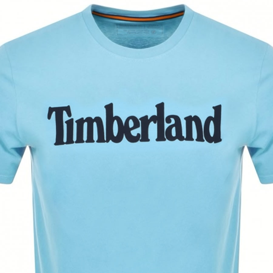 Alternative Image for ProductTimberland Logo T Shirt Blue2