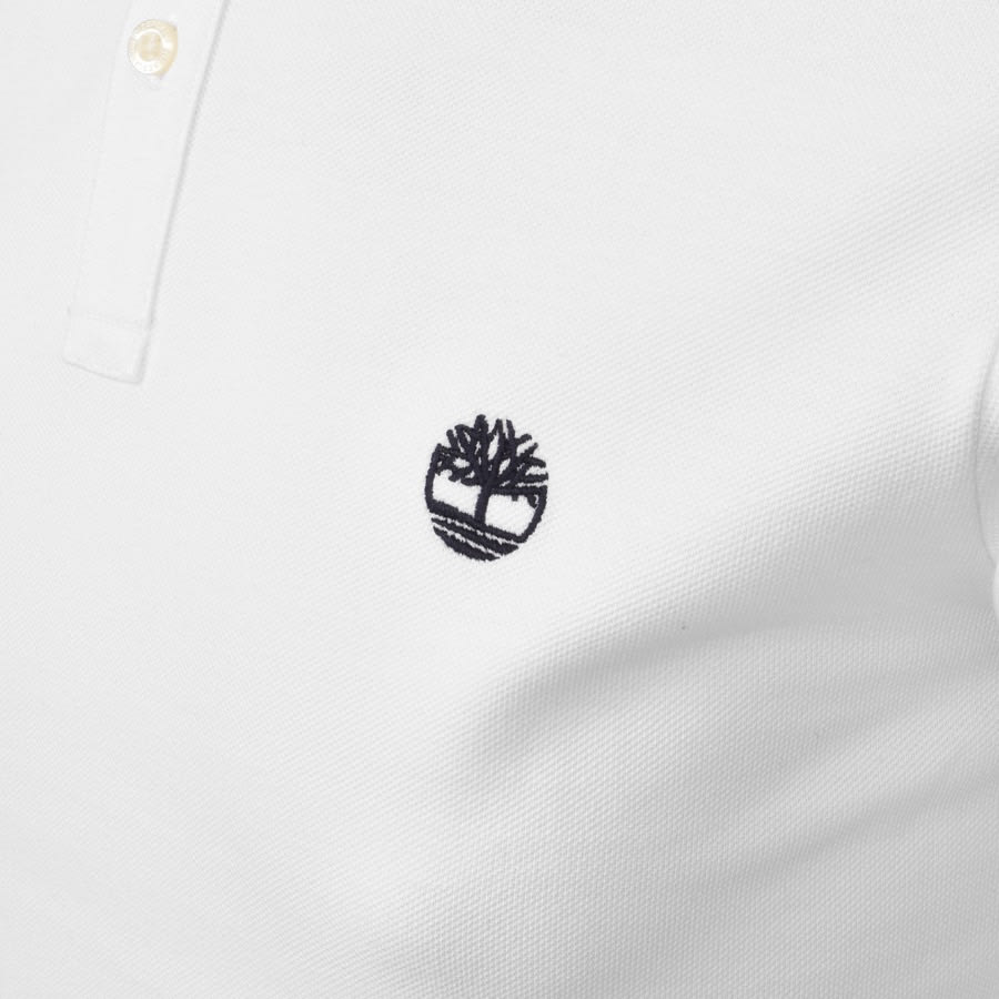 Alternative Image for ProductTimberland Tipped Short Sleeved Polo T Shirt White3