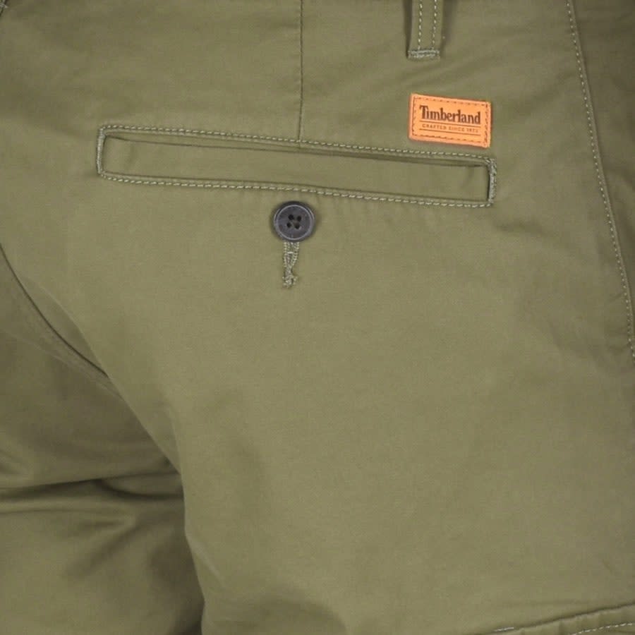Alternative Image for ProductTimberland Twill Straight Cargo Trousers Green3