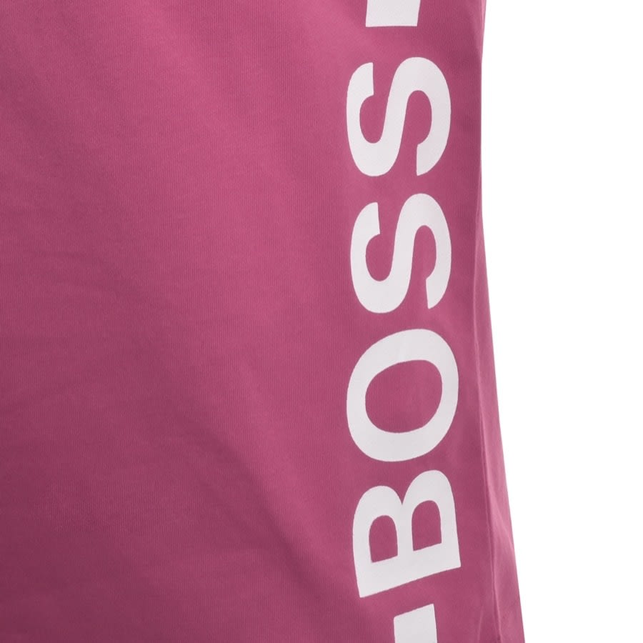 Alternative Image for ProductBOSS Beach Logo Vest T Shirt Pink3