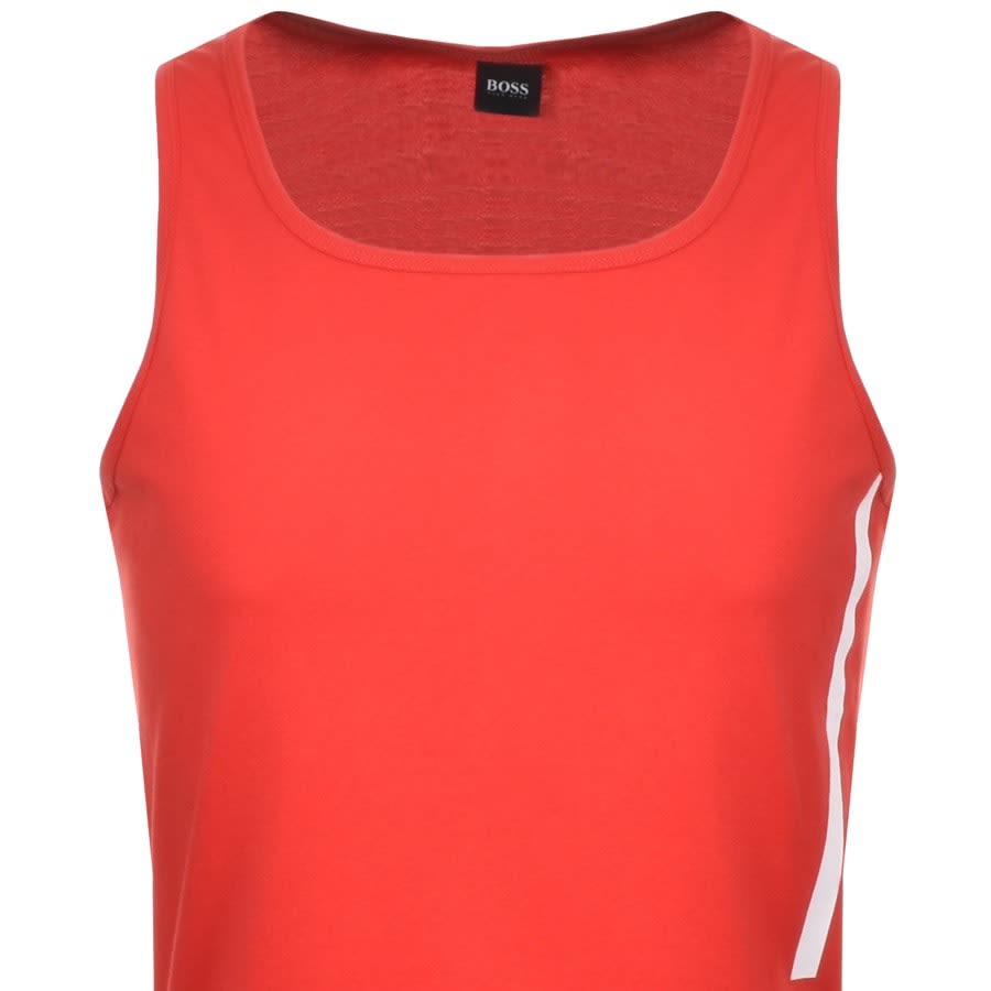 Alternative Image for ProductBOSS Beach Logo Vest T Shirt Red2