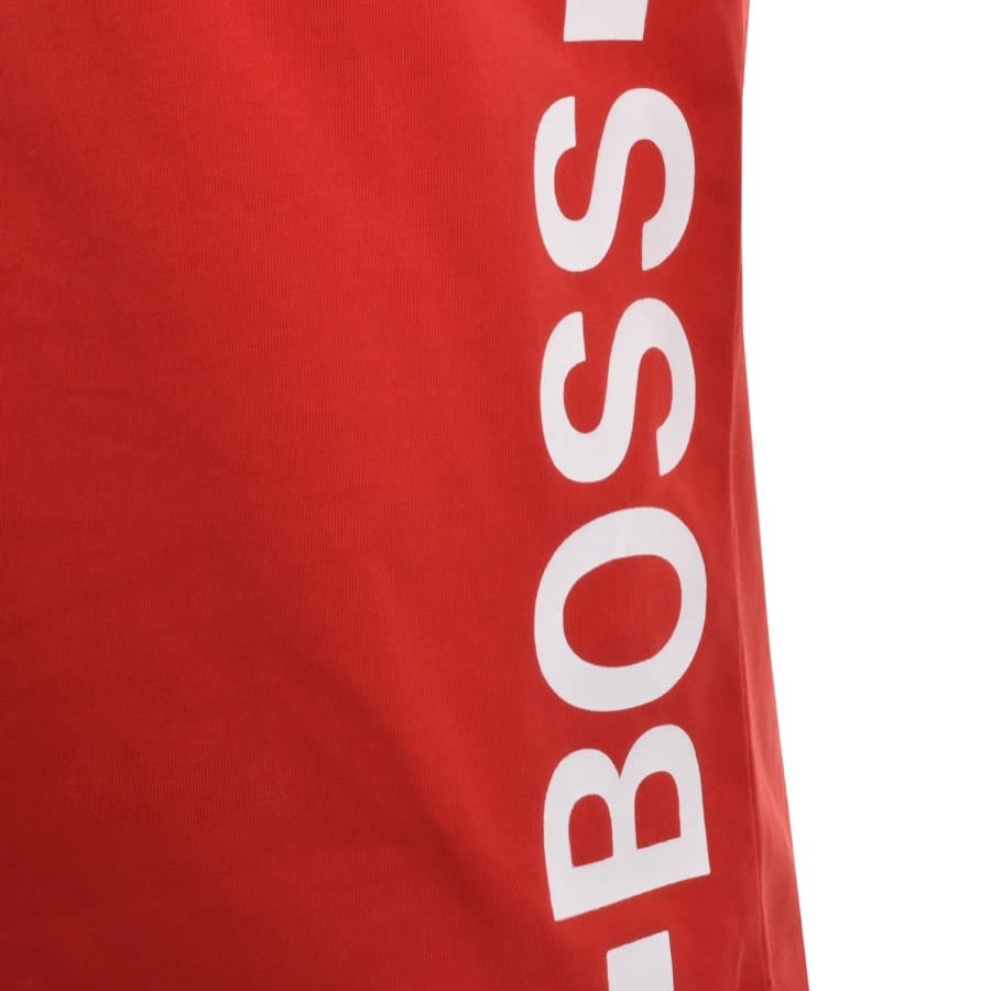Alternative Image for ProductBOSS Beach Logo Vest T Shirt Red3