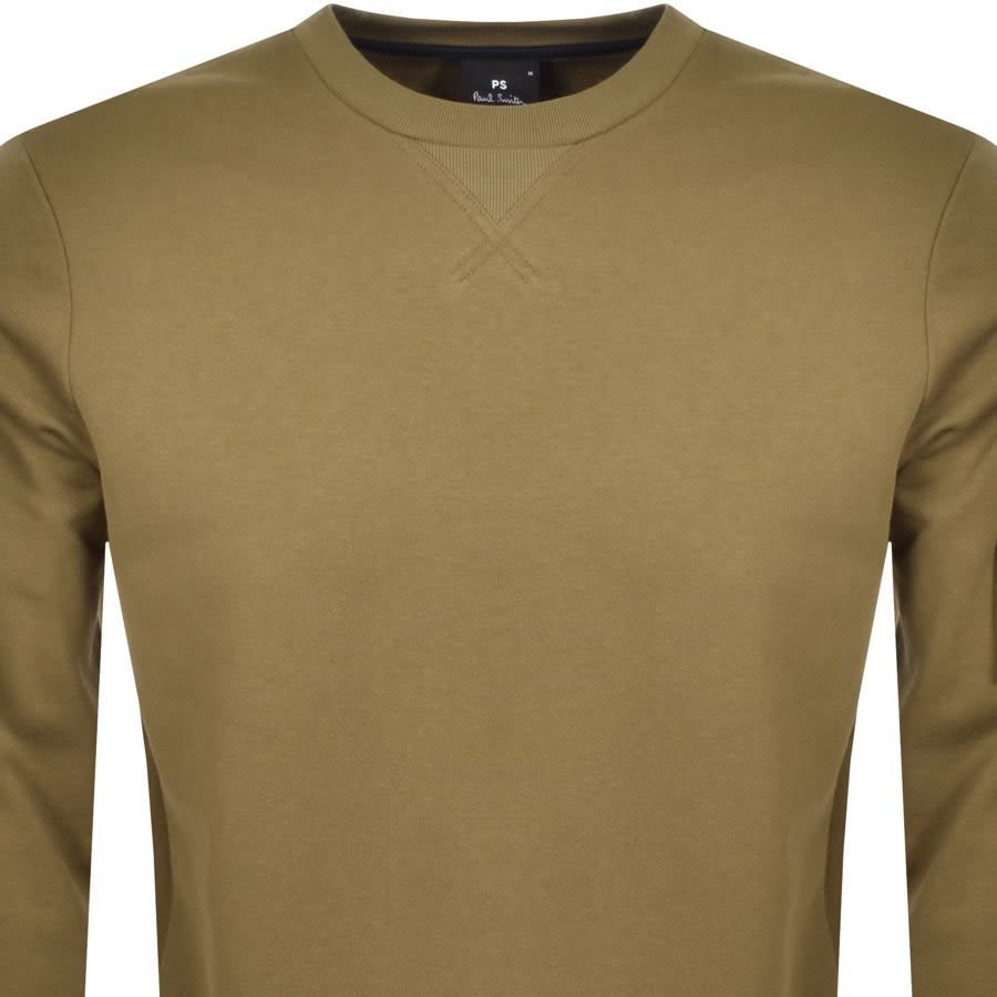 Alternative Image for ProductPS By Paul Smith Crew Neck Sweatshirt Khaki2