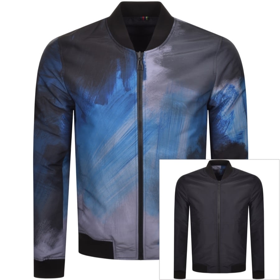 Alternative Image for ProductPS By Paul Smith Reversible Bomber Jacket Blue1