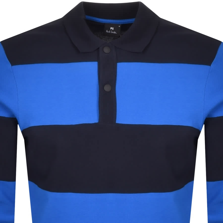 Alternative Image for ProductPS By Paul Smith Long Sleeve Polo T Shirt Navy2