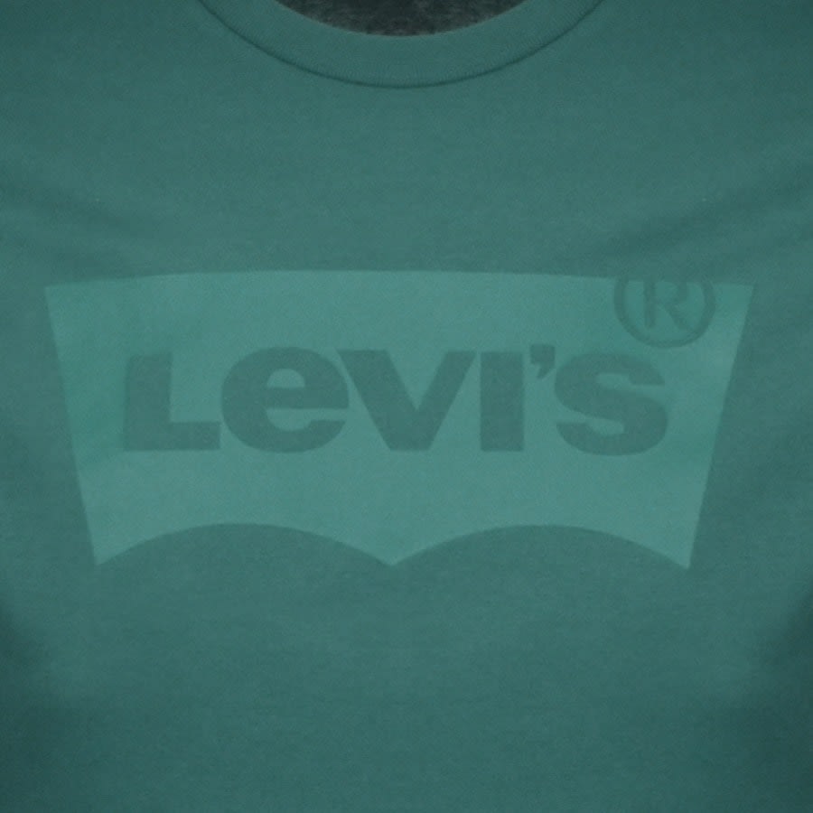 Alternative Image for ProductLevis Logo Crew Neck T Shirt Green3