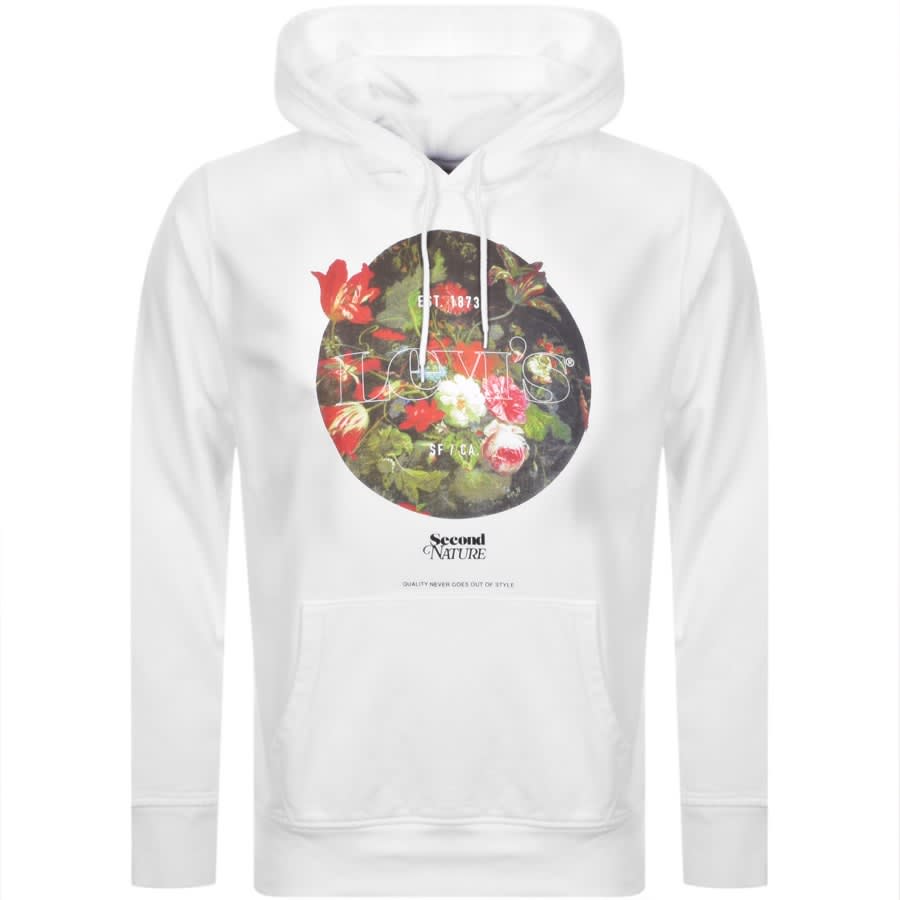 Alternative Image for ProductLevis Original Logo Hoodie White1