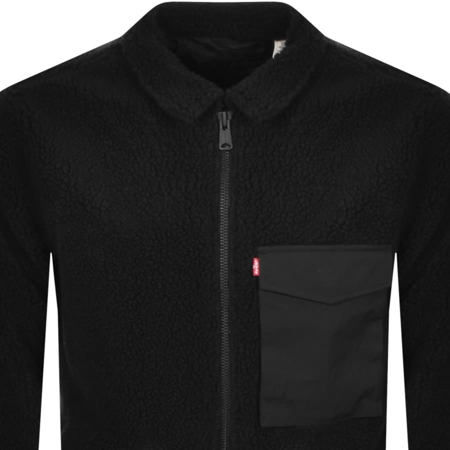 Alternative Image for ProductLevis Mason Minimalist Fleece Jacket Black2