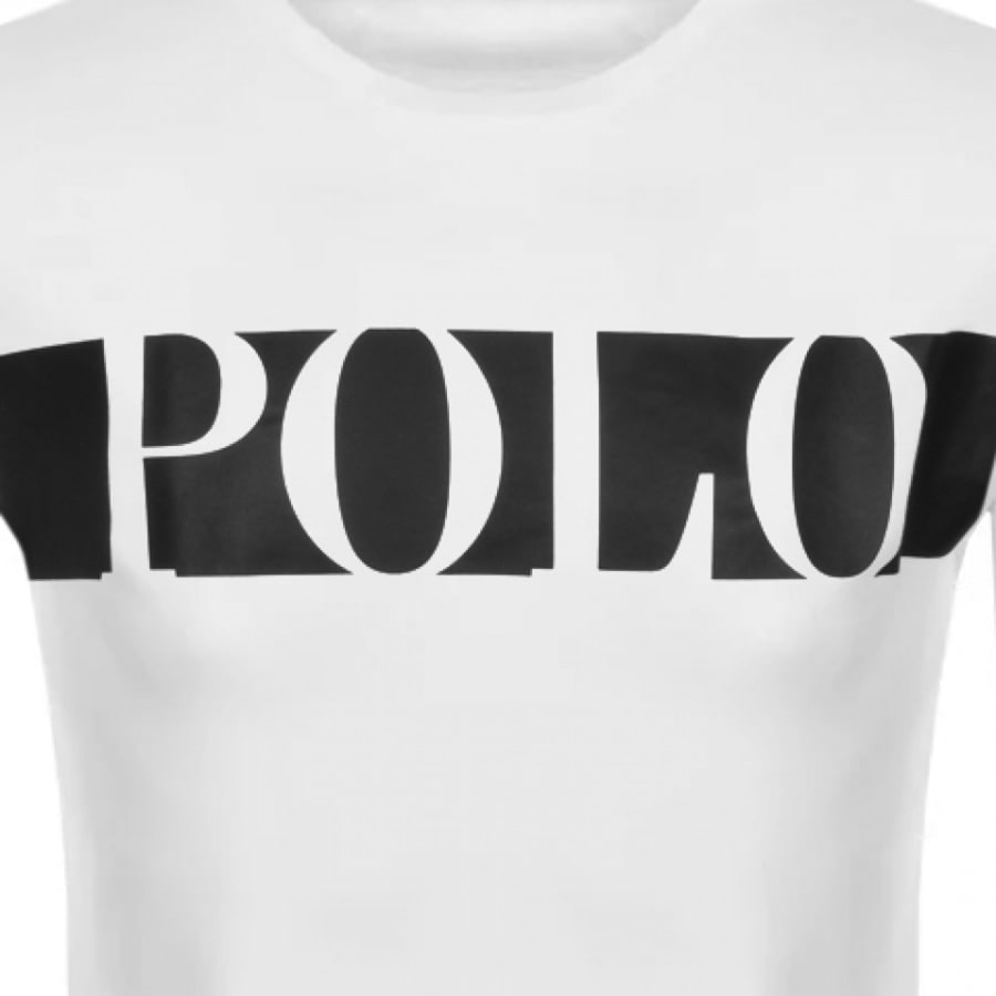 Alternative Image for ProductRalph Lauren Long Sleeved Logo T Shirt White3