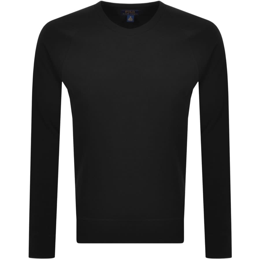 Alternative Image for ProductRalph Lauren Loungewear Long Sleeved T Shirt Black1