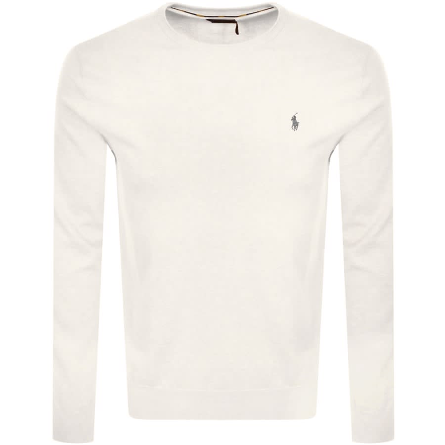 Alternative Image for ProductRalph Lauren Crew Neck Knit Jumper Cream1