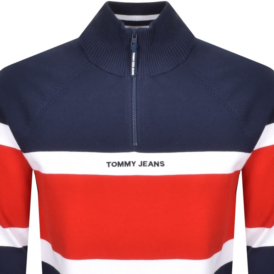 Alternative Image for ProductTommy Jeans Half Zip Sweatshirt Navy2