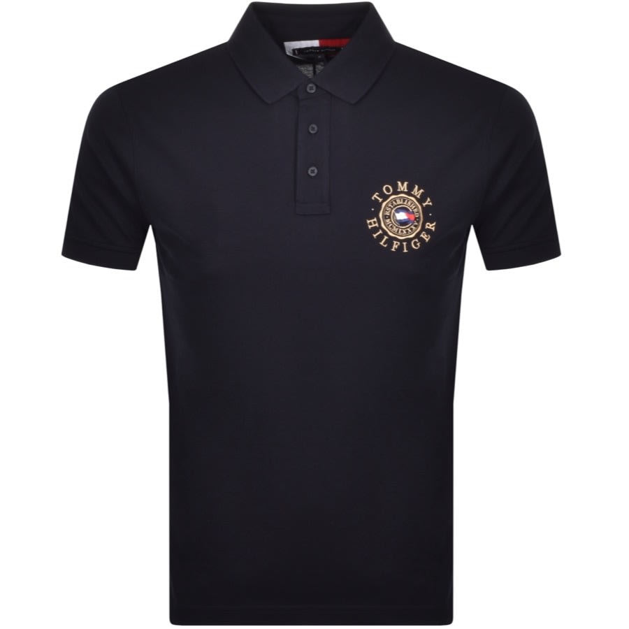 Alternative Image for ProductTommy Hilfiger Icon Round Polo T Shirt Navy1