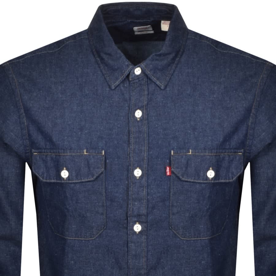 Alternative Image for ProductLevis Jackson Worker Long Sleeve Shirt Blue2