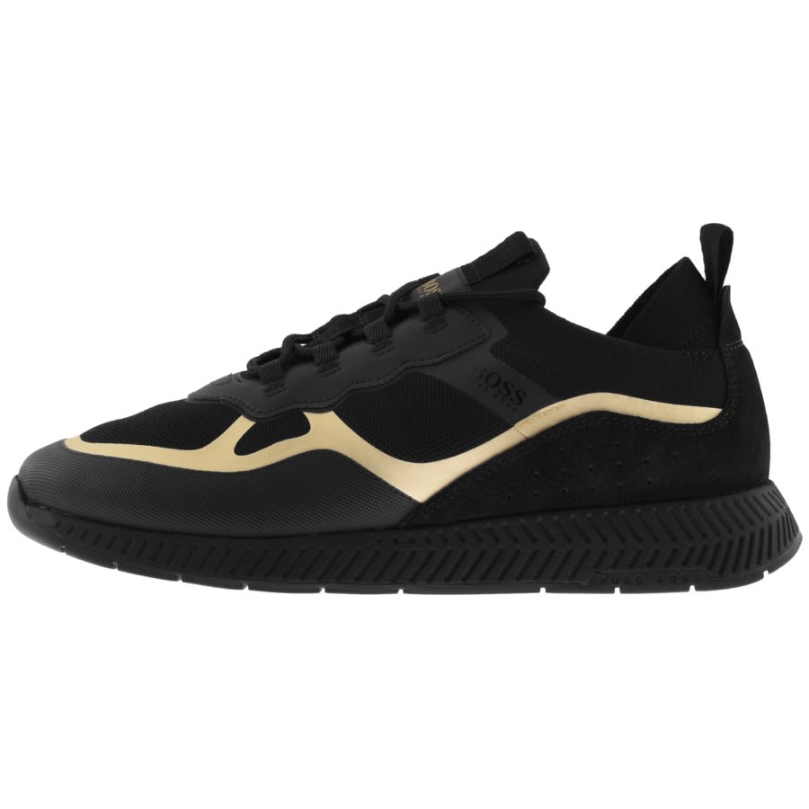 Alternative Image for ProductBOSS Titanium Runn Trainers Black1