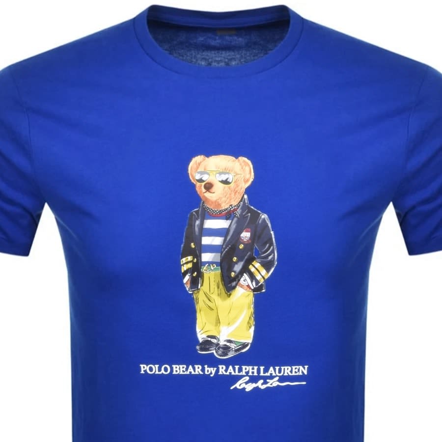 Alternative Image for ProductRalph Lauren Short Sleeved Logo T Shirt Blue2