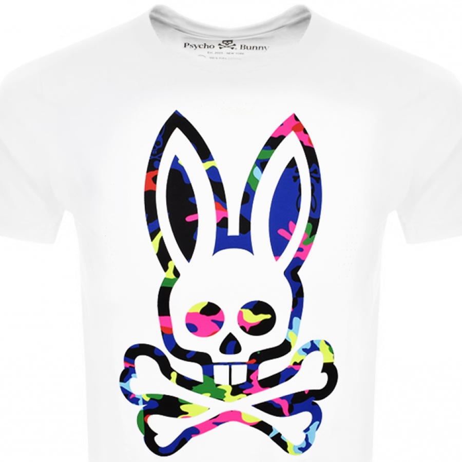 Alternative Image for ProductPsycho Bunny Bradley Crew Neck T Shirt White2