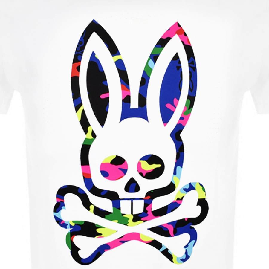 Alternative Image for ProductPsycho Bunny Bradley Crew Neck T Shirt White3