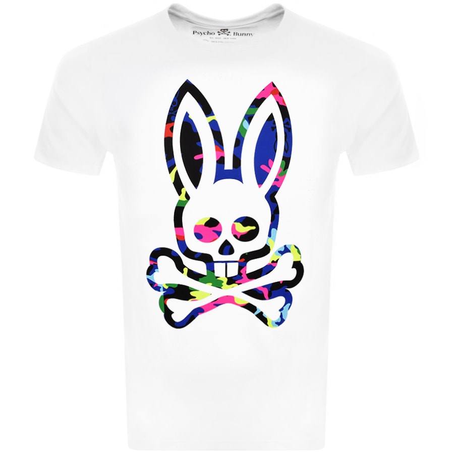 Alternative Image for ProductPsycho Bunny Bradley Crew Neck T Shirt White1