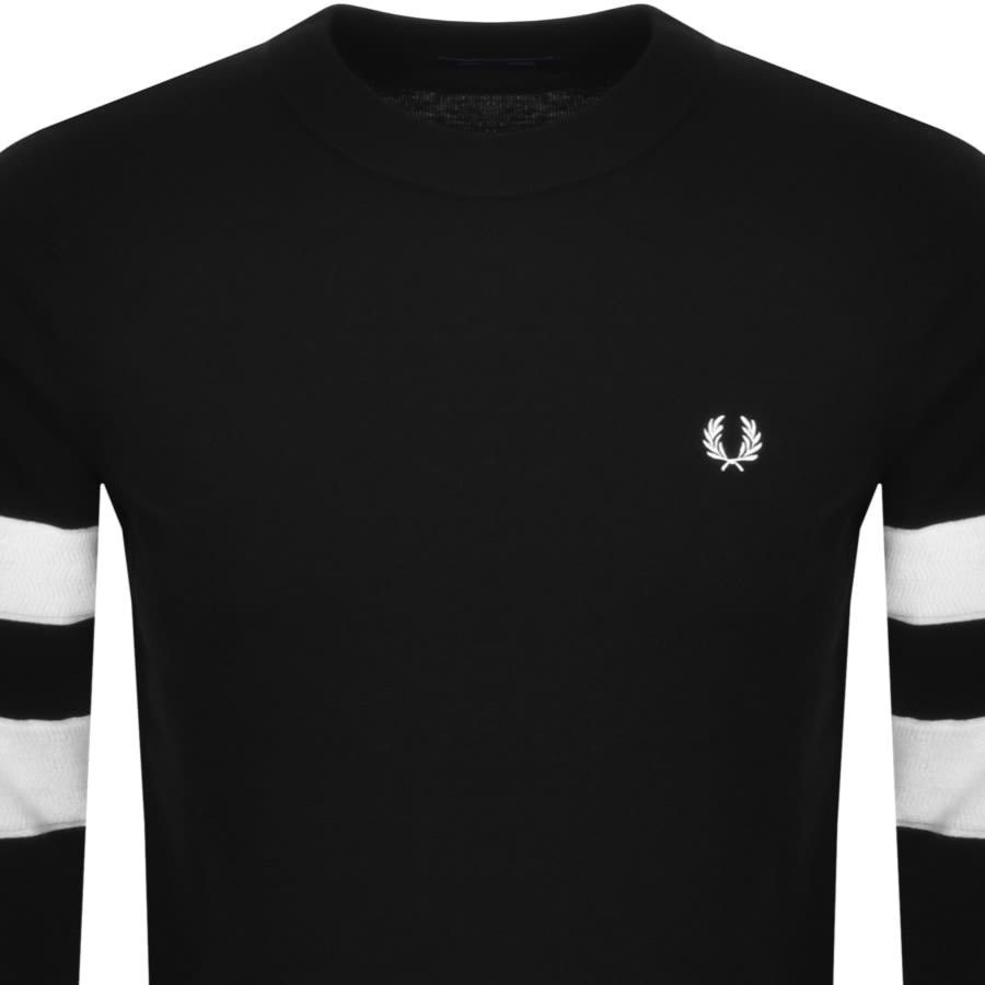 Alternative Image for ProductFred Perry Crew Neck Knit Jumper Black2