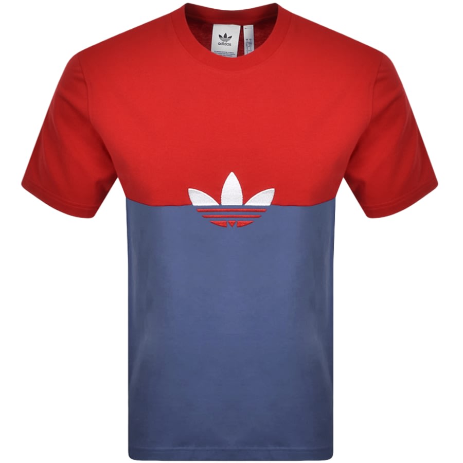 Alternative Image for Productadidas Originals Slice Trefoil T Shirt Red1