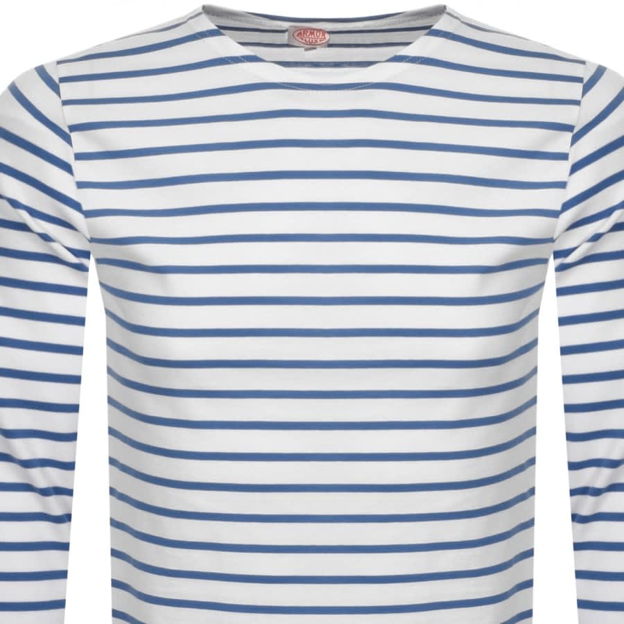 Alternative Image for ProductArmor Lux Heritage Long Sleeved T Shirt White2
