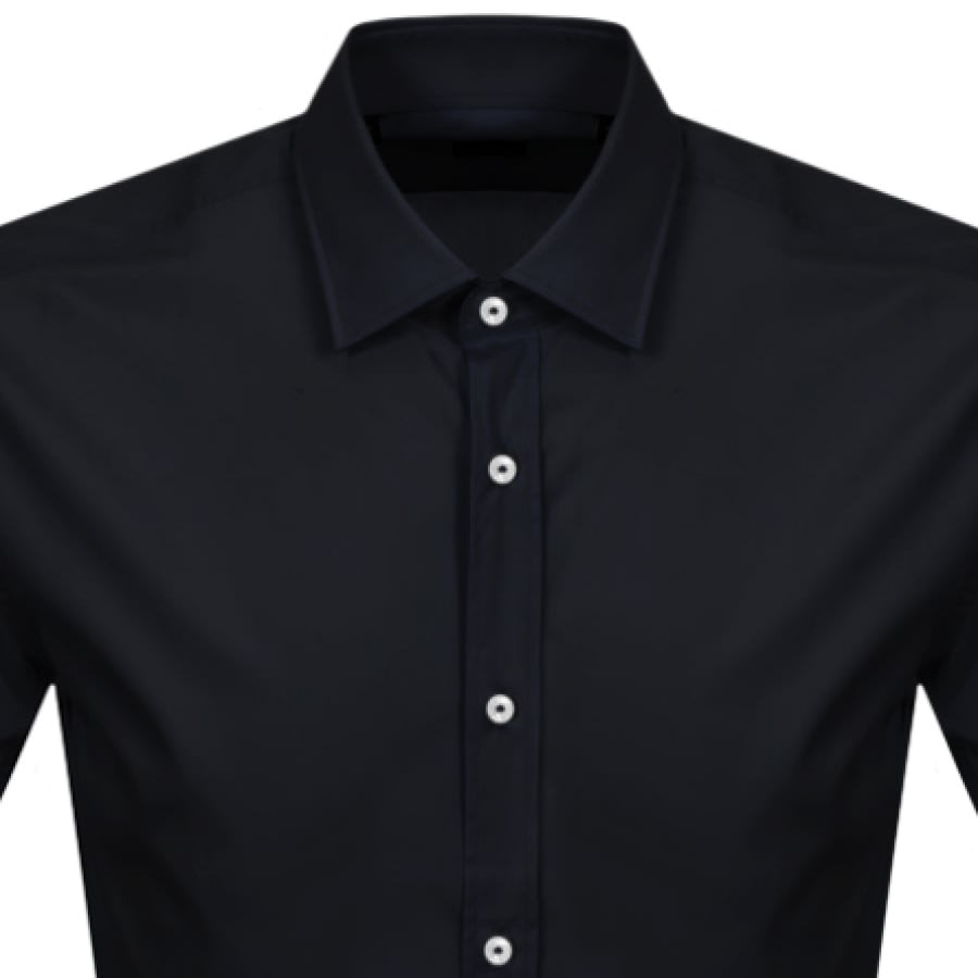 Alternative Image for ProductBOSS Jats Short Sleeved Shirt Navy3