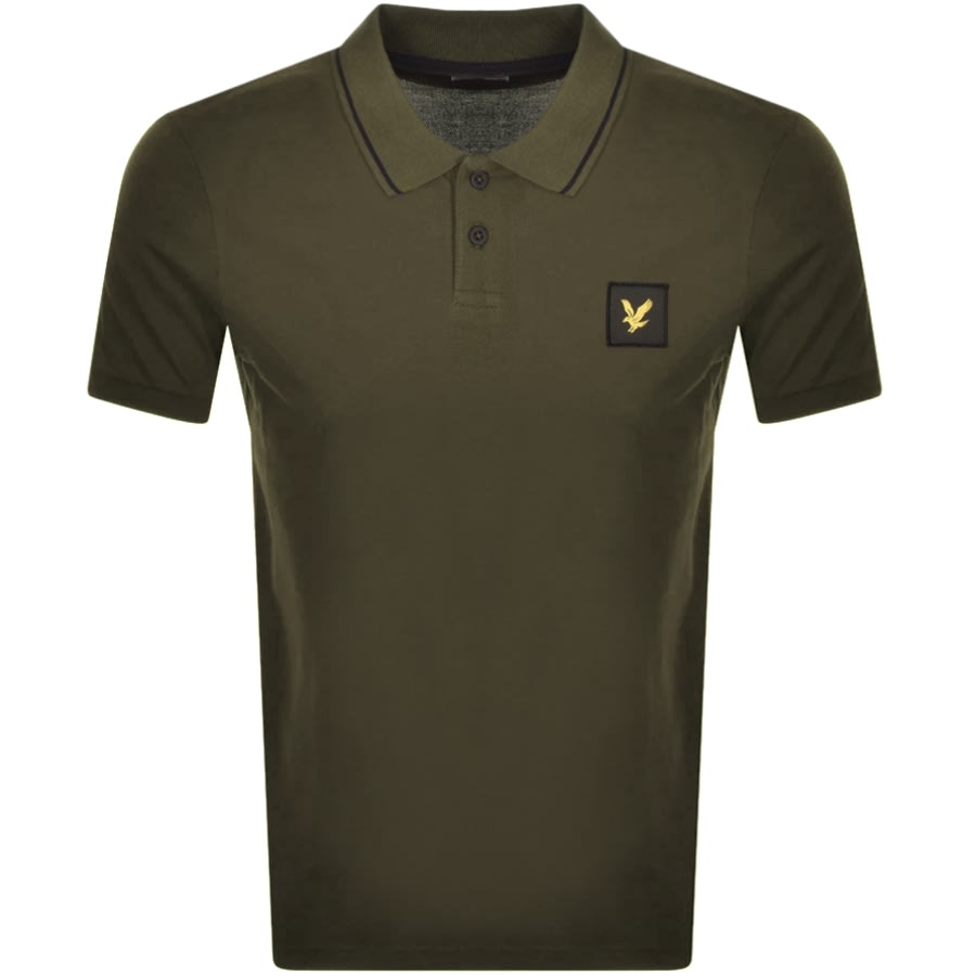 Alternative Image for ProductLyle And Scott Short Sleeved Polo T Shirt Green1
