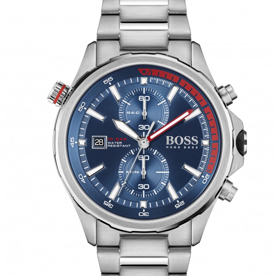 Alternative Image for ProductBOSS 1513823 Globetrotter Watch Silver2