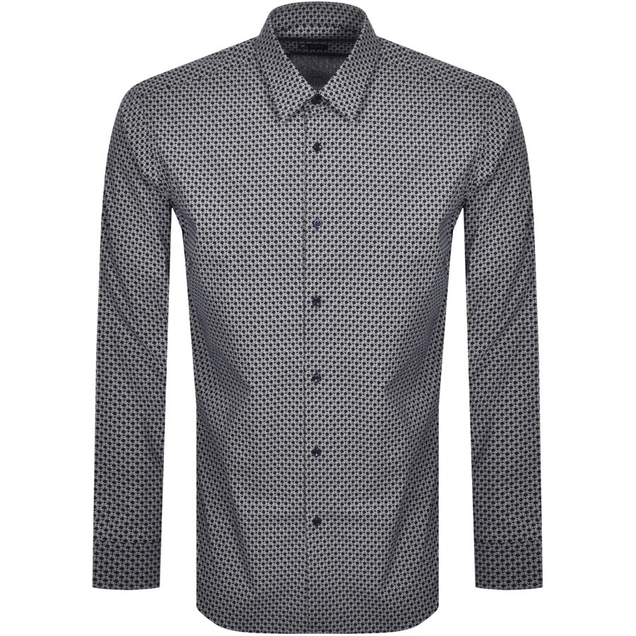 Alternative Image for ProductBOSS Elliot Long Sleeved Shirt Navy1