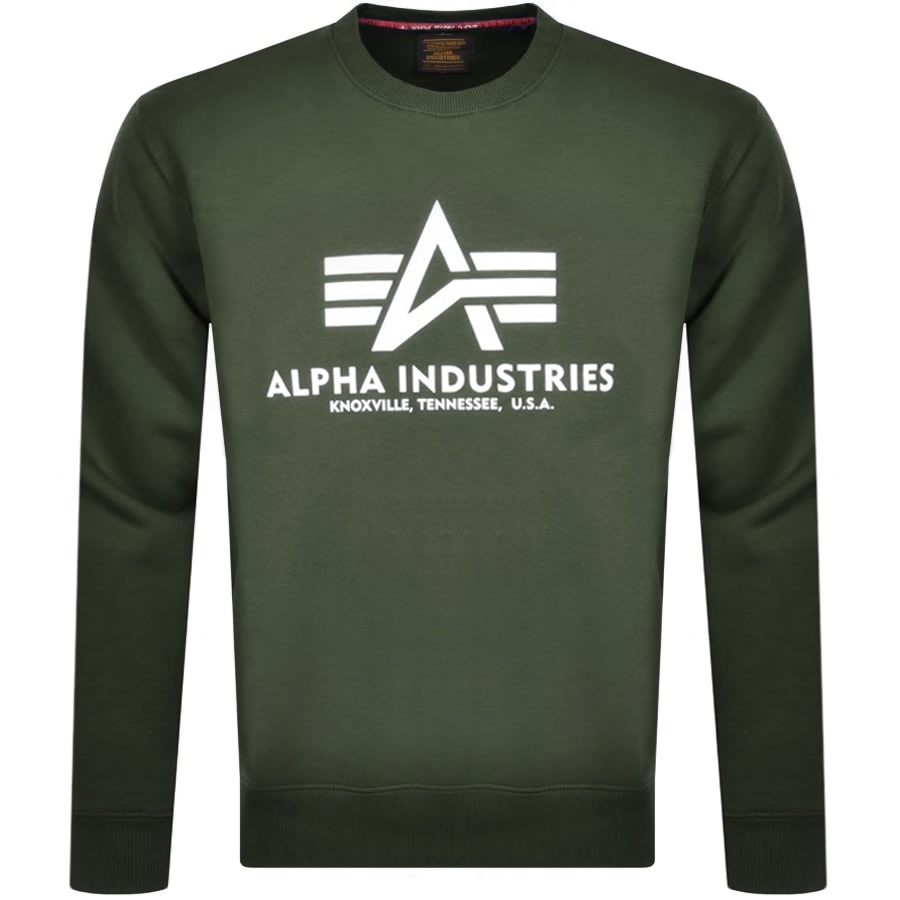 Alternative Image for ProductAlpha Industries Basic Sweatshirt Olive1