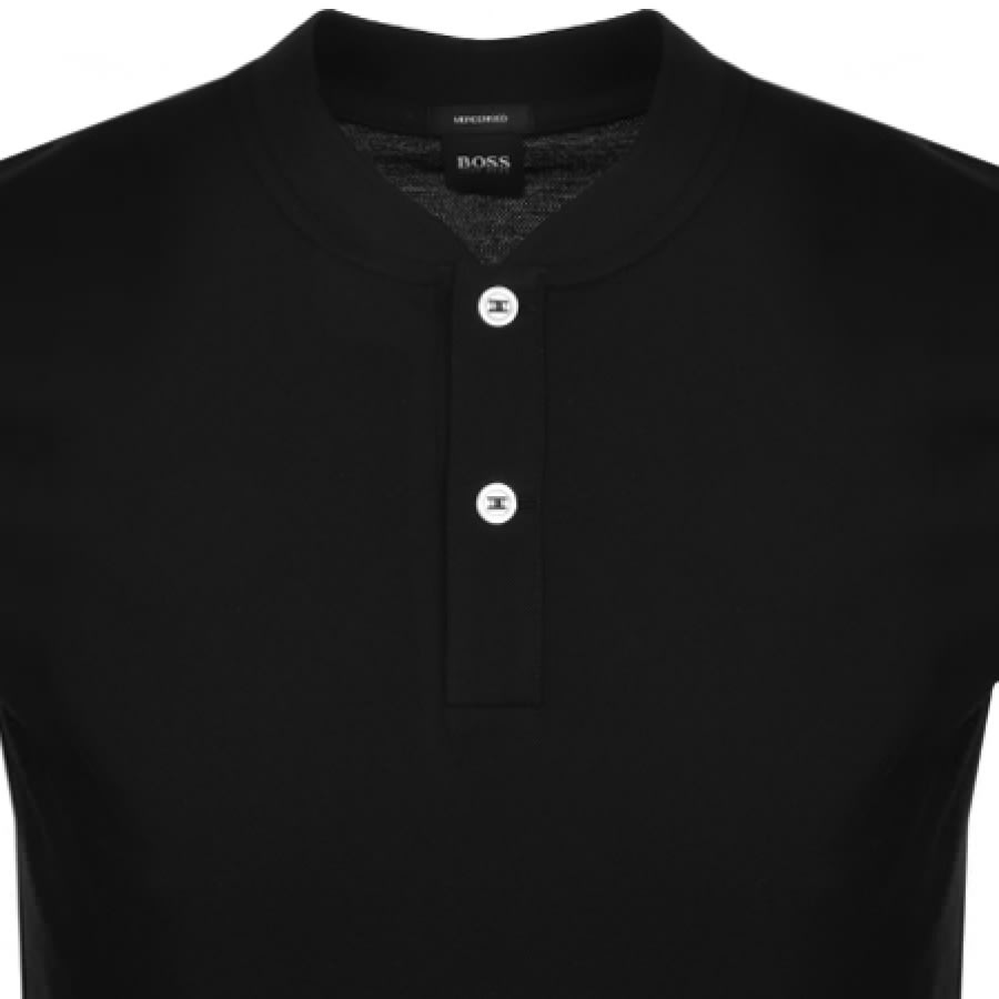 Alternative Image for ProductBOSS Pratt 05 Short Sleeved Polo T Shirt Black3