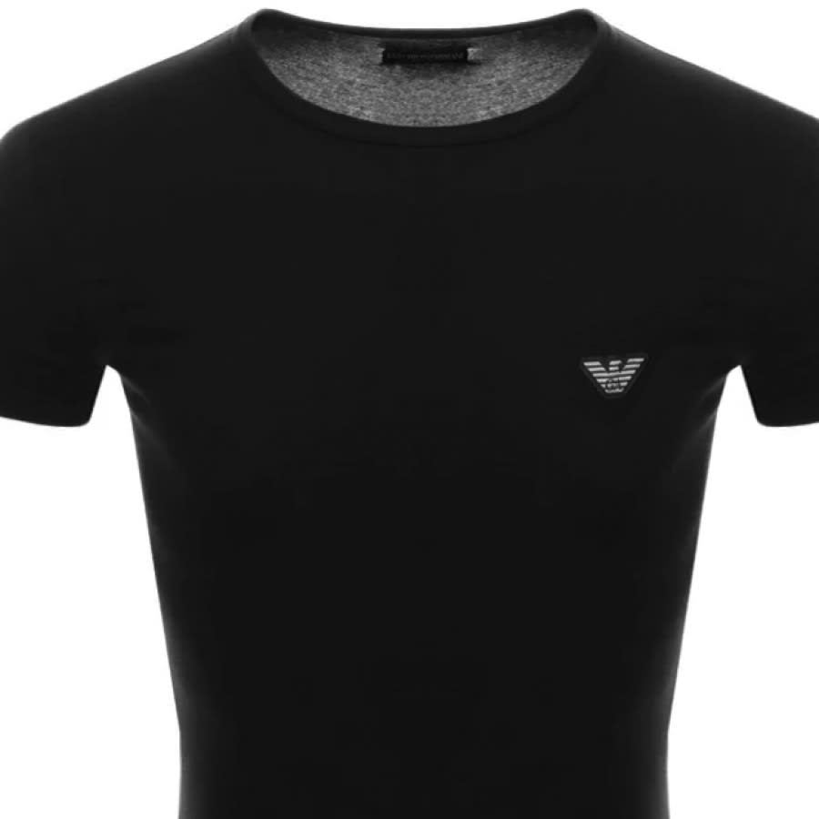 Alternative Image for ProductEmporio Armani Lounge Crew Neck T Shirt Black2