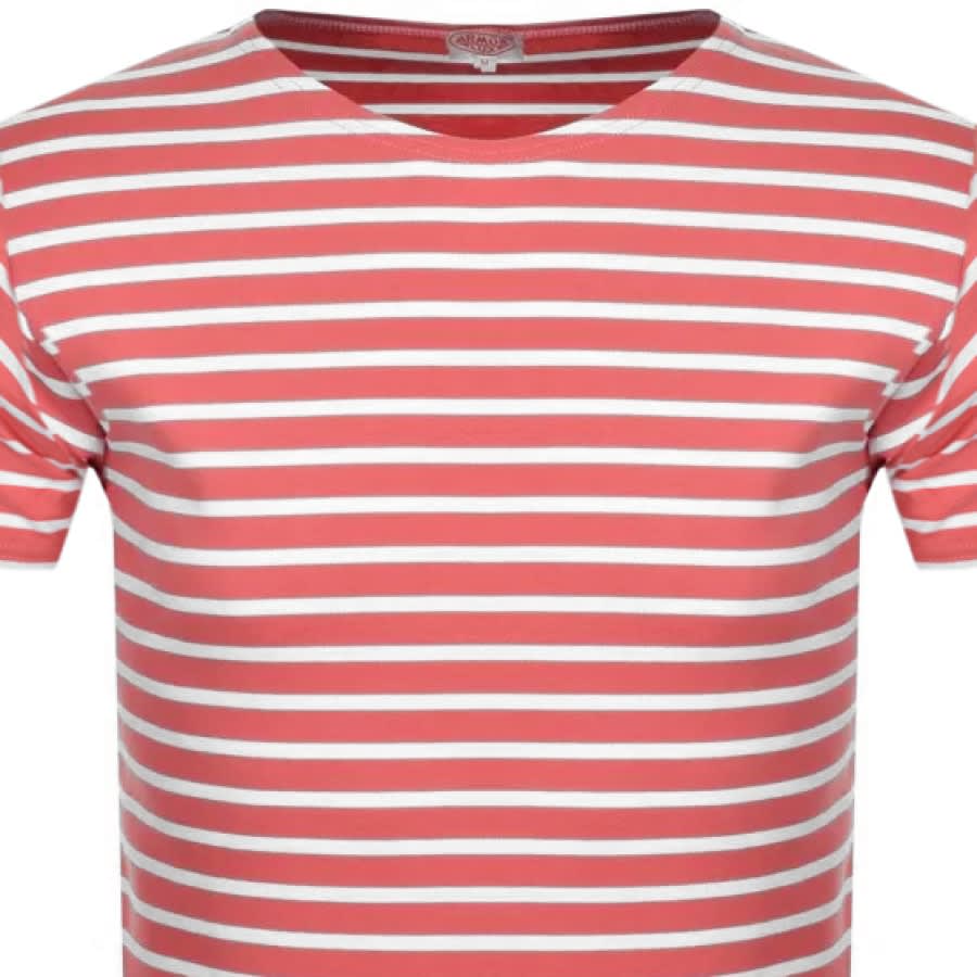 Alternative Image for ProductArmor Lux Heritage Logo T Shirt Pink2