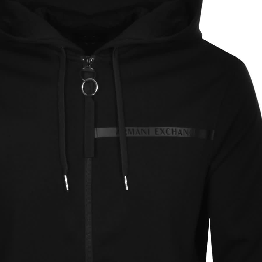 Alternative Image for ProductArmani Exchange Logo Hoodie Black3