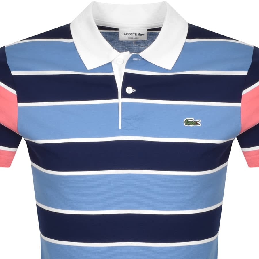 lacoste striped t shirt mens