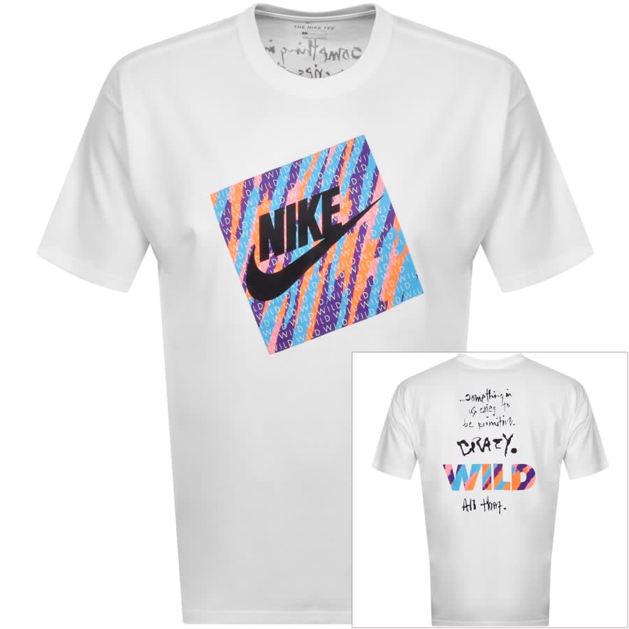 Alternative Image for ProductNike Crew Neck Wild T Shirt White1