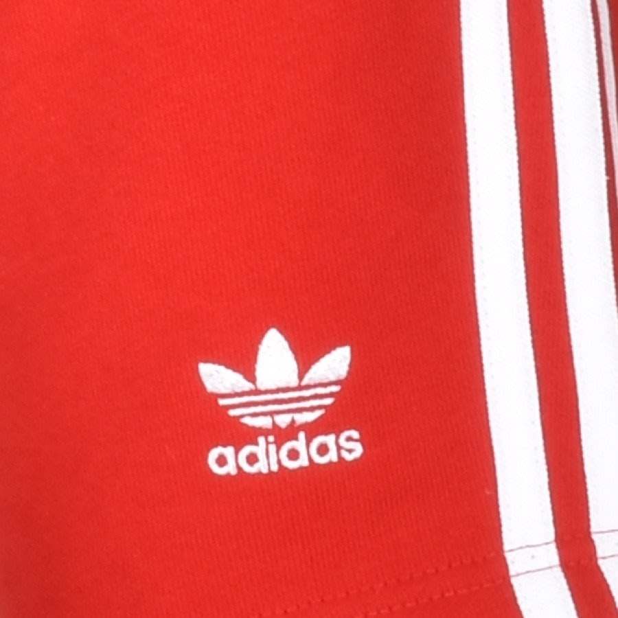 Alternative Image for ProductAdidas Originals Three Stripe Shorts Red3