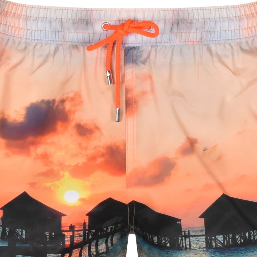 Alternative Image for ProductPS By Paul Smith Float Huts Swim Shorts Orange3