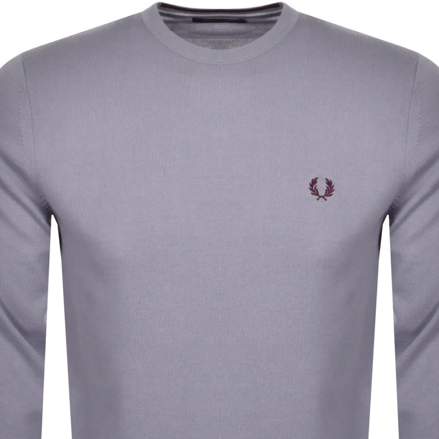 Alternative Image for ProductFred Perry Crew Neck Knit Jumper Grey2