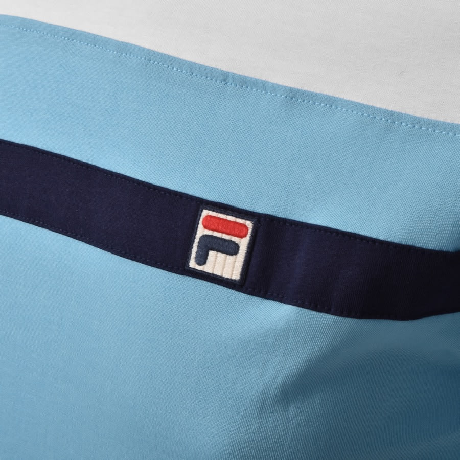 Alternative Image for ProductFila Vintage Cut And Sew Crew Neck T Shirt Blue3