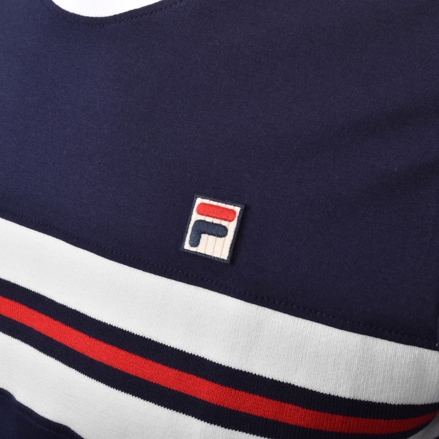 Alternative Image for ProductFila Vintage Cut And Sew Crew Neck T Shirt Navy3