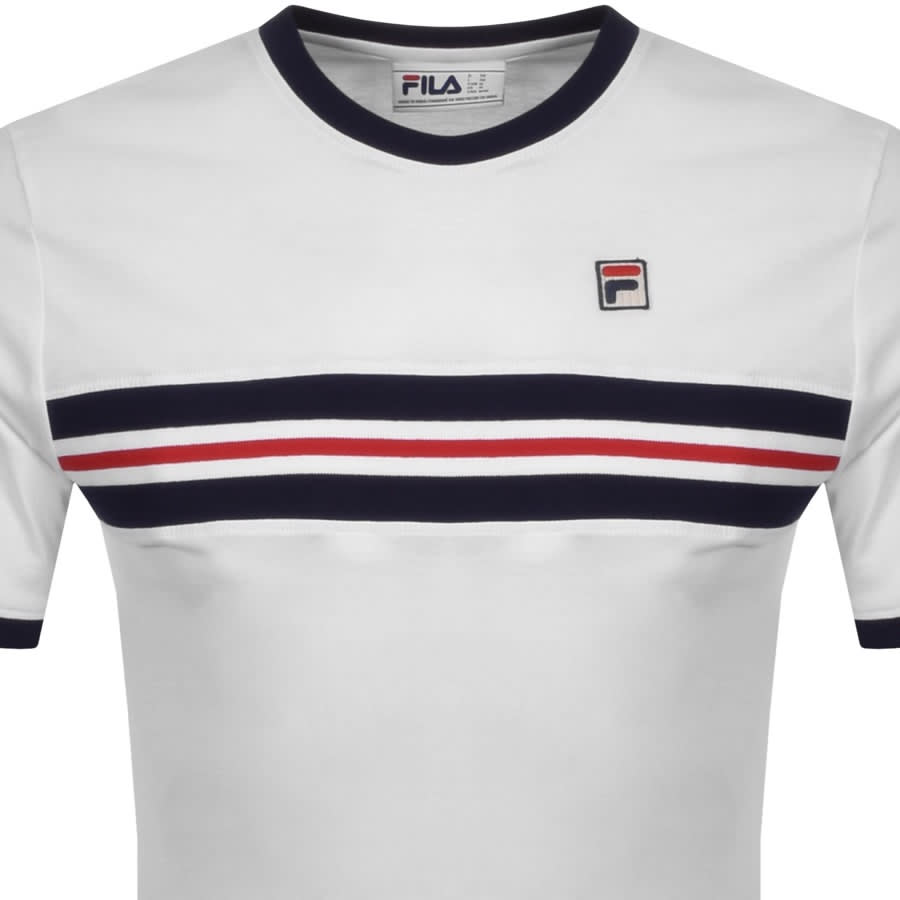 Alternative Image for ProductFila Vintage Cut And Sew Crew Neck T Shirt White2
