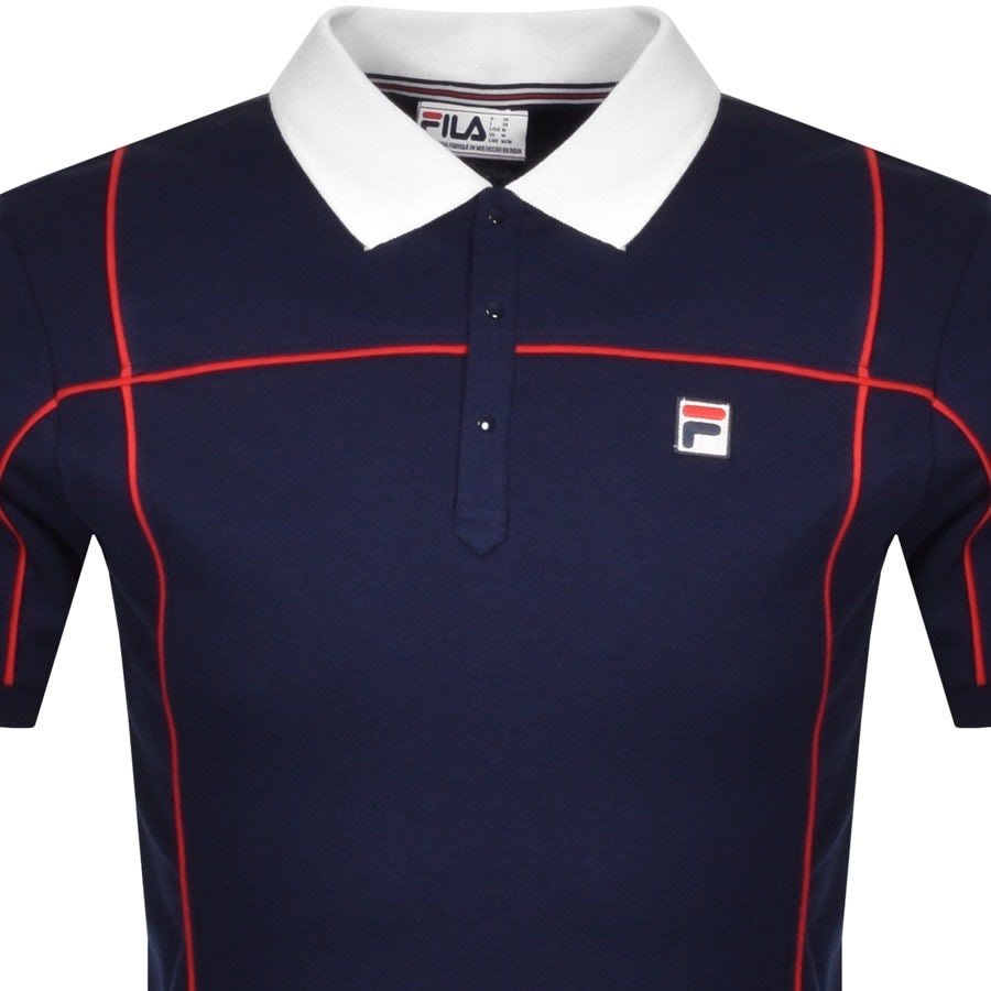 Alternative Image for ProductFila Vintage Terrinda Polo T Shirt Navy2