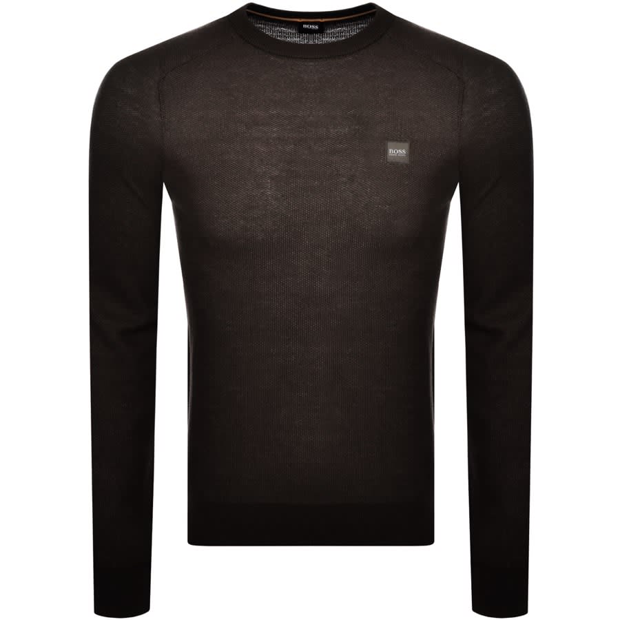 Alternative Image for ProductBOSS Amador Knitted Jumper in Green1