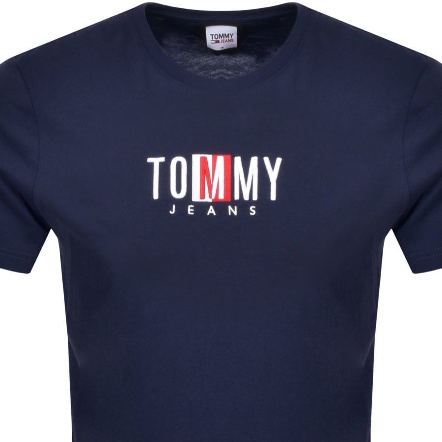 Alternative Image for ProductTommy Jeans Timeless Box Logo T Shirt Navy2