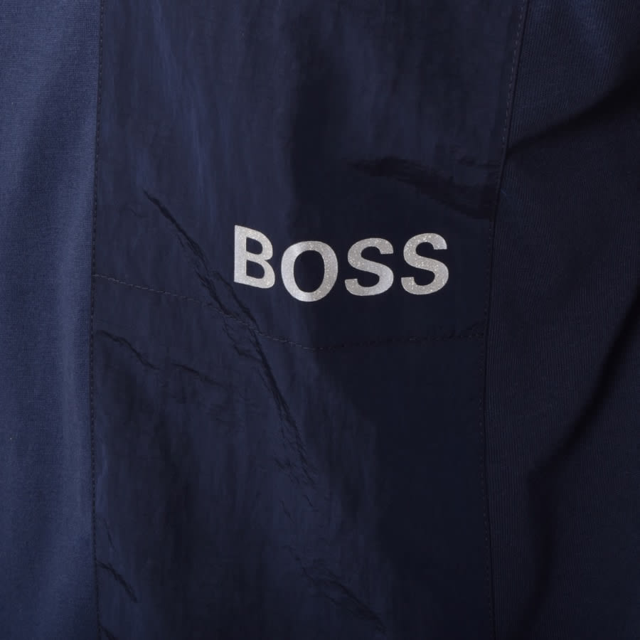 Alternative Image for ProductBOSS Long Sleeved Hooded T Shirt Navy3