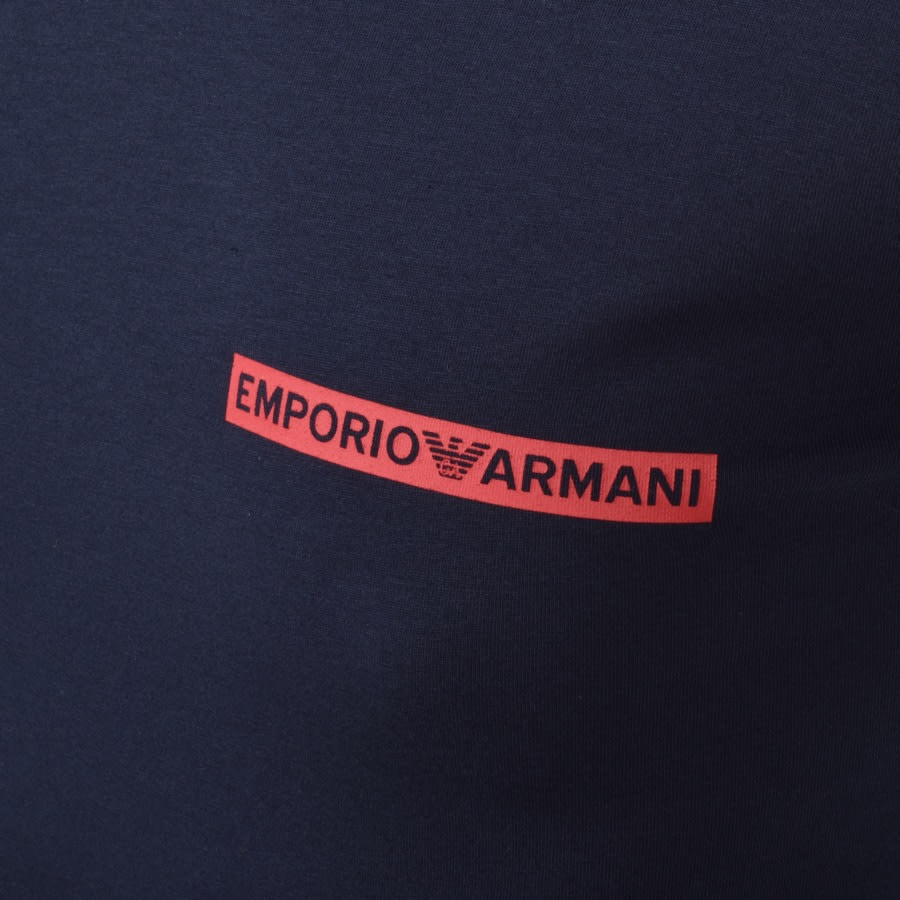Alternative Image for ProductEmporio Armani Lounge Crew Neck T Shirt Navy3